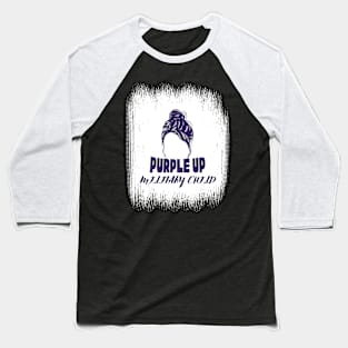 PURPLE UP FOR MILITARY KIDS MESSY BUN Baseball T-Shirt